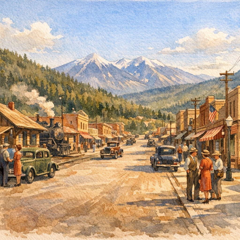 Williams, Arizona in the 1930s - Route 66 town